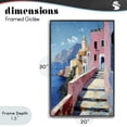thumbnail image 4 of Stupell Industries Tropical Coastal Village's Sunlit Pathway Black Framed Giclee Art, 20 x 30, by Creative Studio, 4 of 8