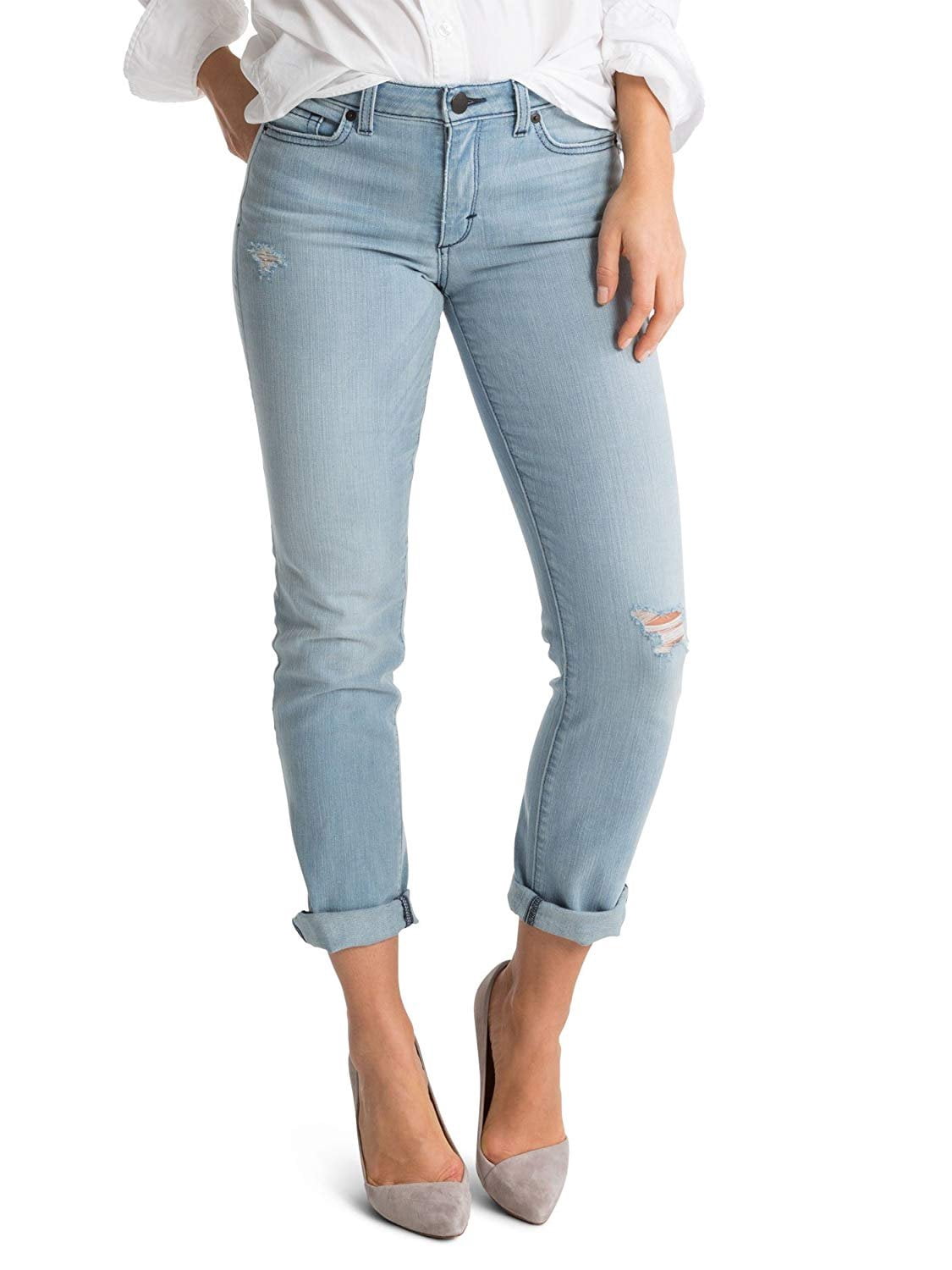 Spanx Slim-X Casual Cuffed Jeans 