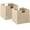 Beige-13'' x 13'' x 13'', variant on Beige 13'' x 13'' x 13'' Square Storage Crates, Set of 2 Hand-Woven Paper Rope Organizer Baskets
