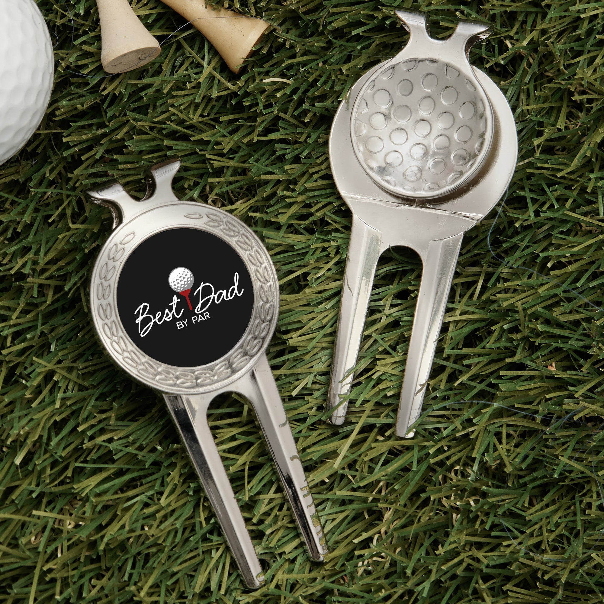 Personalization Mall Best Dad By Par Divot Tool, Ball Marker & Clip