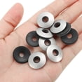 thumbnail image 5 of Uxcell 6.3x19mm 201 Stainless Steel EPDM Bonded Sealing Neoprene Rubber Washers, 80 Pieces, 5 of 6