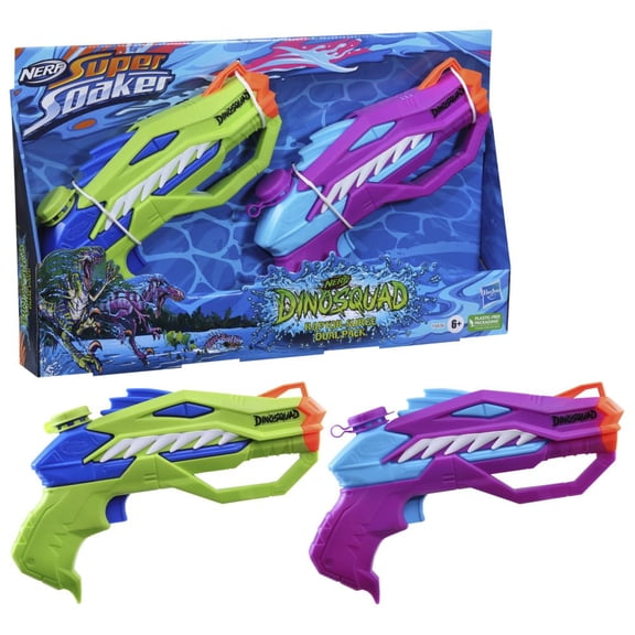 Pack Doble de Pistolas de Agua Super Soaker SOA Raptor Surge