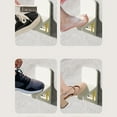 thumbnail image 4 of Repose-pieds de Douche, 2 Pcs Repose-Pieds de Douche Tabouret Repose-Pieds de Douche Repose-Pieds de Rasage avec Support Antidérapant pour Pédale de Douche pour Raser les Jambes Sans Perçage Mural Triangulaire, 4 of 7
