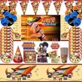 thumbnail image 2 of Uzumaki Narutoed Ninja Anime juego de dibujos animados suministros para fiestas niños fiesta de cumpleaños vajilla desechable mantel decoración de ducha de bebé, 2 of 4