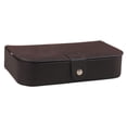 thumbnail image 2 of Estuche de almacenamiento de joyas, joyero de , multifuncional, para mujeres y niñas, organizador compacto de cuero sintético para collares, Negro, 2 of 10