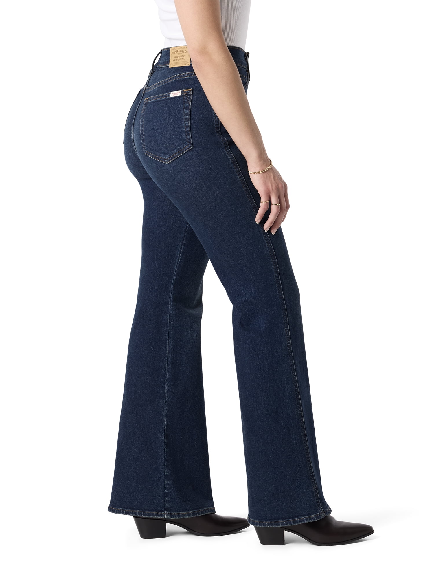 Levi Strauss Signature Women's Vintage High Rise Flare Jeans