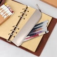 thumbnail image 2 of Under 1$ Pencil Case Slim Zippered Faux Leather Pen Pouch Compact for College Office Teens 7.7x1.4x0.6 in PU Pink by Xuniizn, 2 of 7