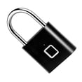 thumbnail image 5 of NFTIGB Smart Fingerprint Padlock, Keyless Biometric Lock with 20 Fingerprints Capacity, IP56 Waterproof Anti-Theft Security for Locker and Backpack (2.99 x 1.81 inches / 76 x 46 mm), Black, 5 of 6