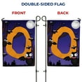 thumbnail image 6 of America Forever Monogram Halloween Bat Garden Flag 12.5 x 18 inches Letter O Double Sided Small Flags for Outside, Holiday Party Yard Outdoor Halloween Horror Nights Flag, 6 of 7