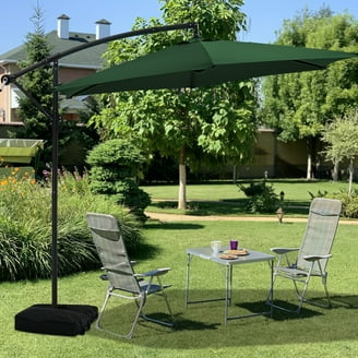 free standing patio umbrella walmart Mainstays Sand Dune Offset (Cantilever) Enjoy more shade at the perfect angle as you adjust the canopy to block the sun all day long My Texas House 9ft Round
