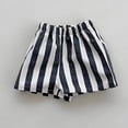 thumbnail image 2 of Whouriu Girls Casual Striped Shorts Summer Breathable Soft Lightweight Shorts, Sizes 3M-6Y, 2 of 4