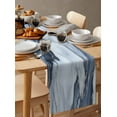 thumbnail image 3 of Hokiten Table Runners 72 Inches Long Dress Scarves, Grey Gold Marble Farmhouse Kitchen/Dining Table Runner, Coffee Tablerunners, Modern Marble Geometric 13x72 Inch, 3 of 7