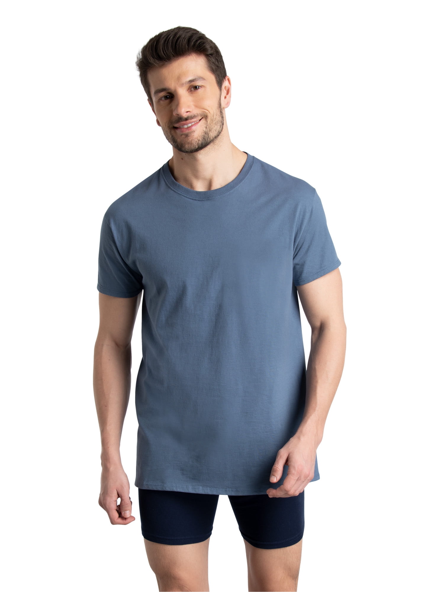 Buy Fruit of the Loom Men's Assorted Color Crew Undershirts, 6 Pack