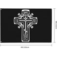 thumbnail image 3 of 4x6 Ft Garden flag Orthodox Christian cross Flag American flag Funny House Outdoor banners Yard Flags Garden Parade Banner Tapestry With 2 Grommets, 3 of 8