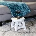 thumbnail image 3 of Butterfly Carved Stool / Compact Size for Easy Storage, 3 of 3