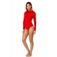 thumbnail image 4 of Hurley Combinaison de Surf Rétro à Manches Longues Standard pour Femmes, Red Pepper, Medium, 4 of 4