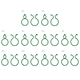 thumbnail image 1 of Clips Soporte Vegetal 50 Piezas Reutilizables Engranaje Vides para Asegurar Plantaciones, 1 of 5