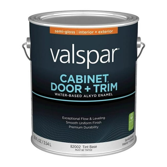 Valspar 028.0082002.007 1 gal Enamel Cabinet & Door & Trim Paint, Neutral & Tint - Pack of 4