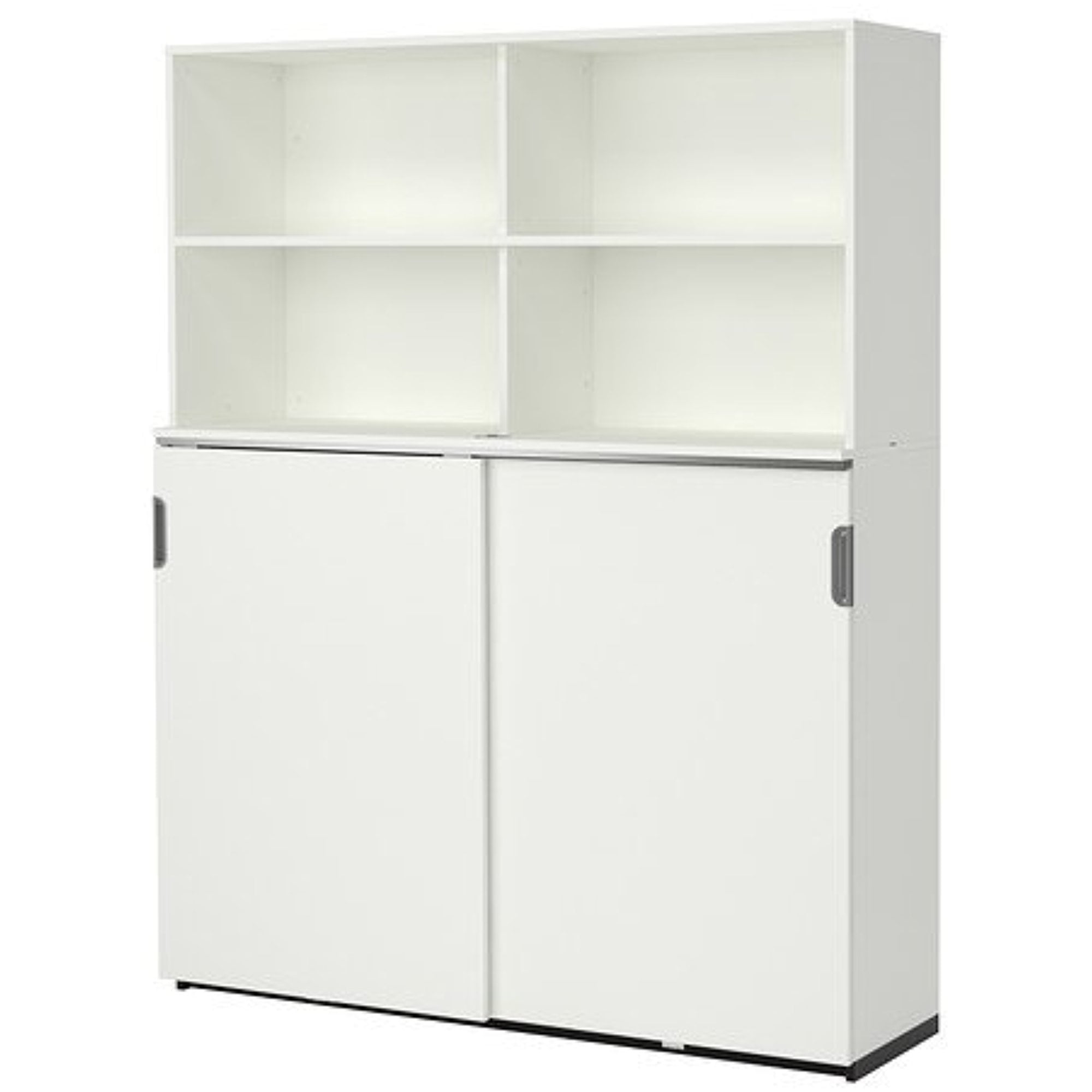 Ikea Storage combination with sliding doors, white 63x78 3/4 ", 18204.