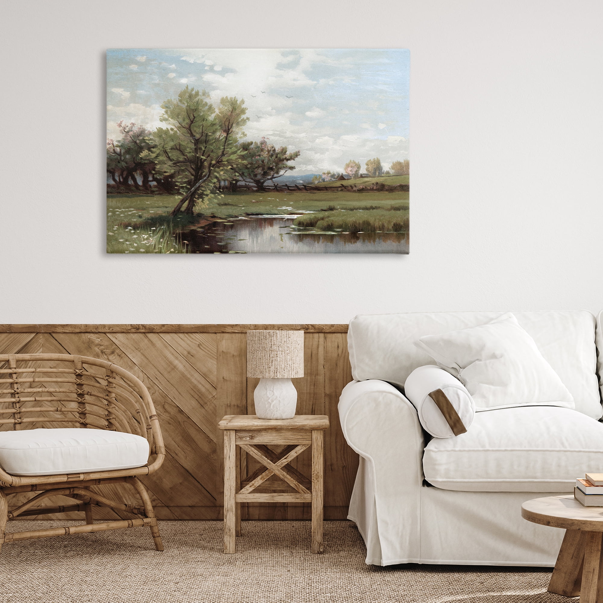Stupell Industries Ecstatic Spring Landscape Canvas Wall Art, design by Lula Bijoux & co.