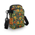 thumbnail image 3 of HELLHERO Sunflower Crossbody Sling Bags Polyester 2 Layers Crossbody Bags for Daily Use, 3 of 7