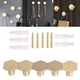 thumbnail image 1 of Paquete de 5 perillas hexagonales de latón manija del pequeña sala manija del cajón muebles de cocina s de pared - 22mm con tornillo de 22 mm con tornillo de perfecl Perillas del gabinete de la puerta, 1 of 8