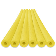Oodles Of Noodles Oodles Of Noodles Deluxe Foam Pool Swim Noodles - 6 Pack Yellow