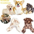 thumbnail image 3 of GHYJPAJK Puppy Dog Velvet Pajamas Pullover Plush Jumpsuit Pet Clothes Cute Cartoon, 3 of 8