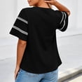thumbnail image 4 of Lmueinov Womens Summer Short Sleeve Tops Crew Neck Tee with Decorative Cutout Sleeves 2026 Fashion Casual Loose Fit Cute Basic TShirts, 4 of 4