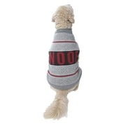 Angle View: Vibrant Life Dog Sweater Woof Red-Large