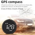 thumbnail image 2 of HUD GPS con pantalla de alta definición, información de conducción en tiempo real con compatibilidad universal para todos los vehículos, 2 of 5