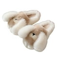 thumbnail image 1 of Zapatillas de felpa para cachorros, zapatos deslizantes para el hogar, zapatillas peludas ligeras y portátiles, zapatos para el hogar de animales para Camello 36 A 37 Fernando Zapatillas calientes, 1 of 8
