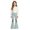 Light Blue-c, variant on WhouRiu Girls Casual Flared Pants Back To School Fashion Graphic Rigid Waist Trousers With Pockets Kids Comfortable Cute Everyday Wear,9-10 Years