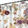 thumbnail image 3 of Thanksgiving Autumn Fall Pumpkin Harvest Shower Curtain,Reusable Show Curtain with Hooks Retro Polyester Fabric Curtains for Thanksgiving Day Fall Party Home Decor, 3 of 5