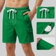 thumbnail image 2 of Pantalones Cortos para Hombre de Cintura Elástica con Bolsillos Secado Rápido Multi Bolsillo Pantalones de Natación Playa, 2 of 5