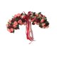 thumbnail image 1 of Arco de boda de 19,69 pulgadas, guirnalda de flores florales, corona artificial colgante para decoración de en casa, 1 of 9