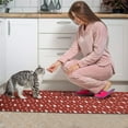 thumbnail image 3 of Red Christmas Tree Pattern Kitchen Rugs Sets Of 2,Anti Fatigue Kitchen Mat Rugs Non Slip Washable,Decorative Kitchen Floor Mats for Kitchen,Sink,Laundry,17"x30"+17"x47", 3 of 7