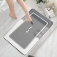 thumbnail image 1 of Feltree Diatomaceous Earth Bath Mat 16x24 Inch Super Absorbent Fast Drying Non-Slip Bathroom Rug for Floor, Thin Bath Mat for Bathtub & Vanity, Easy Clean, 1 of 8