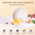 thumbnail image 6 of MCQ 17 Pcs Nonstick Cookware Set Pots and Pans, Non-toxic with Stay-Cool Handles for Kitchen, Beige, 6 of 8