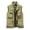 Khaki, variant on AOOCHASLIY 2023 Men Fall Coat Men's Thin Sports Multi-bag Casual Quick-drying Loose Vest Mountaineering Tooling Outdoor Vest Jackets