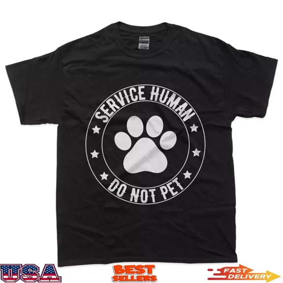 Service Dog Do Not Pet Vintage Rescue Graphic Tee for Supportive Souls,for men & women up to 5XL