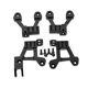 thumbnail image 2 of RC Shock alicates motores piezas de repuesto accesorios de vehículos metálicos para reemplazar los accesorios de automóviles Reemplazo para SCX10 90046 Negro 4 piezas Scienceny FN001655-01, 2 of 7
