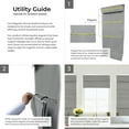 thumbnail image 7 of Chicology Thermal Cordless Magnetic Roman Shades, 7 of 7