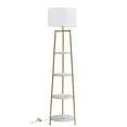 thumbnail image 2 of ROSEN GARDEN LT7045 Rosen Garden LT7045 Floor Lamp with 4-Tier Round Shelves, Gold, 2 of 6