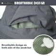 thumbnail image 6 of AYAMAYA Fishing Hat with Neck Face Cover, Sun Hat with Mesh , Anti Mosquito Gnats Net Hat for Hiking, Backpacking,Camping(Gray), 6 of 7