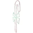 thumbnail image 5 of Northlight 28" Green and White LED Lighted Candy Cane with Bow Christmas Window Silhouette, 5 of 6
