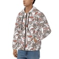 thumbnail image 3 of Naloa Paisley Floral Men’s Hoodies, Zip up Hoodie, Sweatshirts,Hoodies for Men Sizes S-3XL-XX-Large, 3 of 5