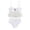 White, variant on Kids Bathing Suits Girls Bikini Swimsuit Sets Adjustable Strap Ruffled Swimwear Girls 9-10 Years Bathing Suits