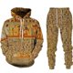 thumbnail image 3 of Conjunto de sudadera con capucha del faraón egipcio Anubis con el Ojo del Dios egipcio del coro antiguo impreso en 3D, 3 of 5