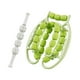 thumbnail image 3 of Masajeador de piernas con rodillos musculares, 23 ruedas, pinzas circulares para piernas, varilla de masaje para manos, cuello y hombros, ideal para Verde, 3 of 8